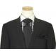 Giorgio Cosani Black Shadow Pinstripes Super 140's Cashmere Wool Suit 958